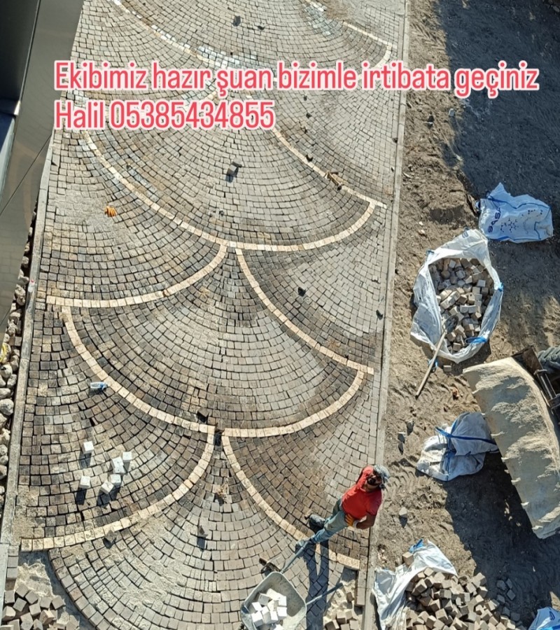 İzmir Doğal Arnavut Granit Küptaş Bazalt Küptaş Begonit Küptaş Çevre Düzenleme